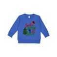 thumbnail image 1 of Inktastic Santa is Promoting Me to Big Sister Green Plaid Tree Toddler Sweatshirt, 1 of 4