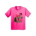 thumbnail image 1 of Inktastic Santa is Promoting Me to Big Sister Green Plaid Tree Youth T-Shirt, 1 of 5