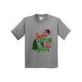 thumbnail image 1 of Inktastic Santa is Promoting Me to Big Sister Green Plaid Tree Youth T-Shirt, 1 of 5