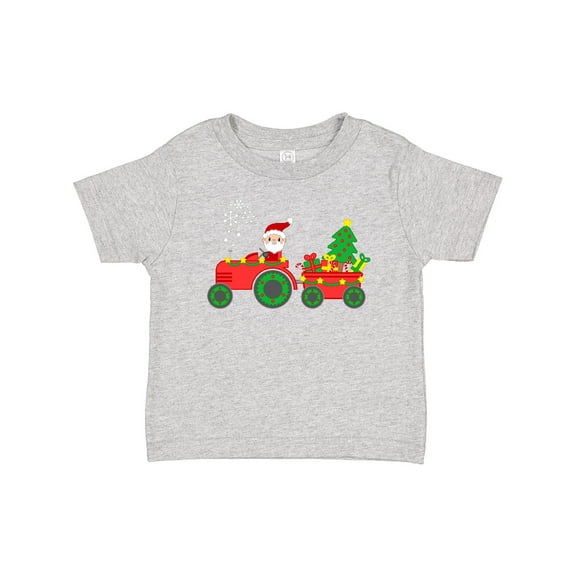 Inktastic Santa on Christmas Tractor Boys or Girls Baby T-Shirt