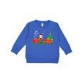 thumbnail image 1 of Inktastic Santa on Christmas Tractor Toddler Sweatshirt, 1 of 4