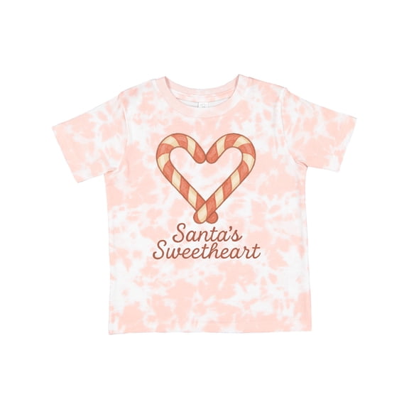 Inktastic Santa's Sweetheart Candy Cane Heart Christmas Boys or Girls Toddler T-Shirt