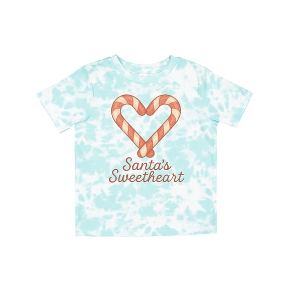 Inktastic Santa's Sweetheart Candy Cane Heart Christmas Boys or Girls Toddler T-Shirt