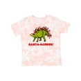 thumbnail image 1 of Inktastic Santa-saurus Christmas Dinosaur Boys or Girls Toddler T-Shirt, 1 of 5