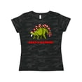 thumbnail image 1 of Inktastic Santa-saurus Christmas Dinosaur Women's T-Shirt, 1 of 5