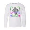thumbnail image 1 of Inktastic Sarasota Florida Cute Swimming Manatee Long Sleeve Youth T-Shirt, 1 of 5