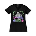 thumbnail image 1 of Inktastic Sarasota Florida Cute Swimming Manatee Women's Plus Size V-Neck T-Shirt, 1 of 5