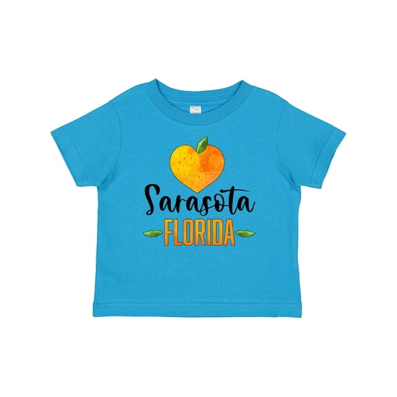 Inktastic Sarasota Florida Orange in Heart Boys or Girls Baby T-Shirt
