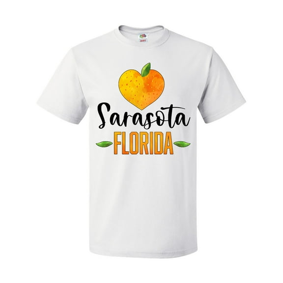 Inktastic Sarasota Florida Orange in Heart T-Shirt