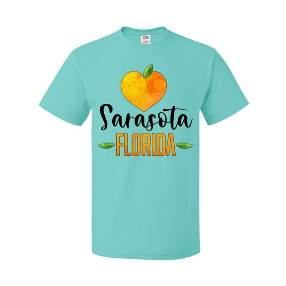 Inktastic Sarasota Florida Orange in Heart T-Shirt