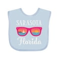 thumbnail image 1 of Inktastic Sarasota Florida Summer Trip Girls Baby Bib, 1 of 4