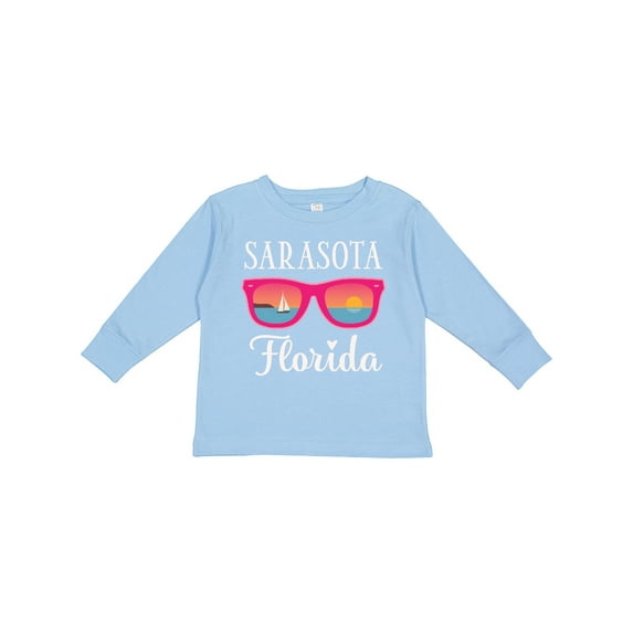 Inktastic Sarasota Florida Summer Trip Girls Long Sleeve Toddler T-Shirt