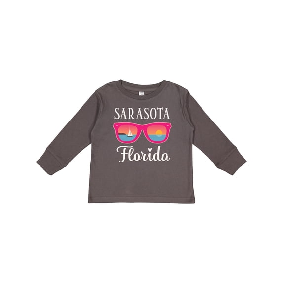 Inktastic Sarasota Florida Summer Trip Girls Long Sleeve Toddler T-Shirt