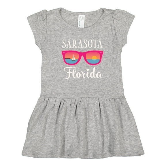 Inktastic Sarasota Florida Summer Trip Girls Toddler Dress