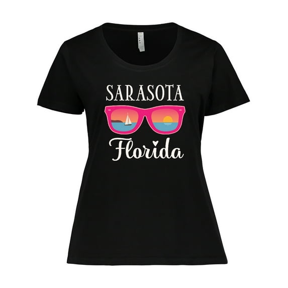 Inktastic Sarasota Florida Summer Trip Women's Plus Size T-Shirt