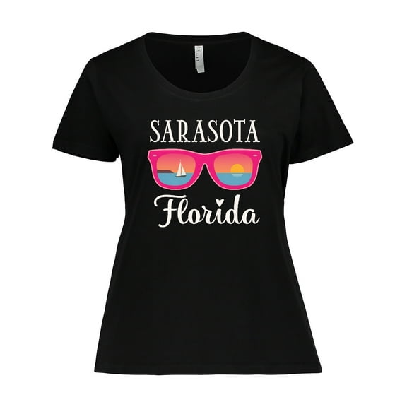 Inktastic Sarasota Florida Summer Trip Women's Plus Size T-Shirt