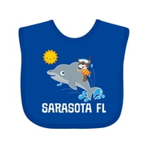 Inktastic Sarasota Florida Vacation Boys or Girls Baby Bib