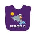 thumbnail image 1 of Inktastic Sarasota Florida Vacation Boys or Girls Baby Bib, 1 of 4