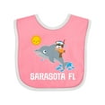thumbnail image 1 of Inktastic Sarasota Florida Vacation Boys or Girls Baby Bib, 1 of 4