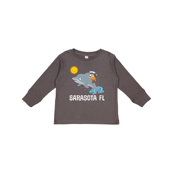 Inktastic Sarasota Florida Vacation Boys or Girls Long Sleeve Toddler T-Shirt