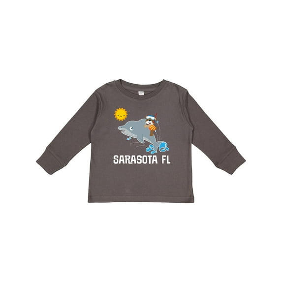 Inktastic Sarasota Florida Vacation Boys or Girls Long Sleeve Toddler T-Shirt
