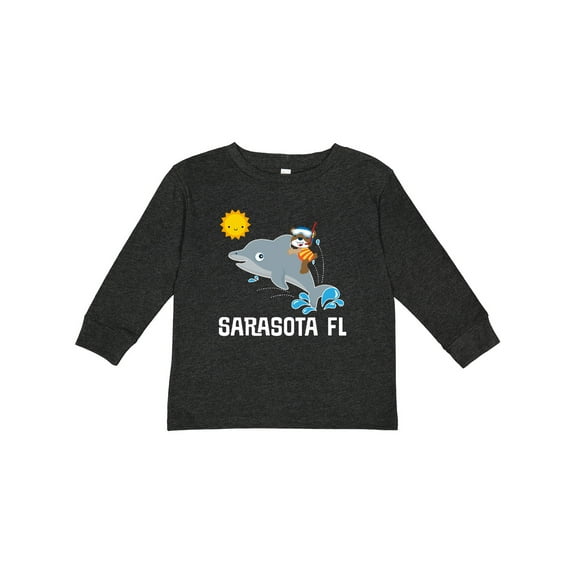 Inktastic Sarasota Florida Vacation Boys or Girls Long Sleeve Toddler T-Shirt