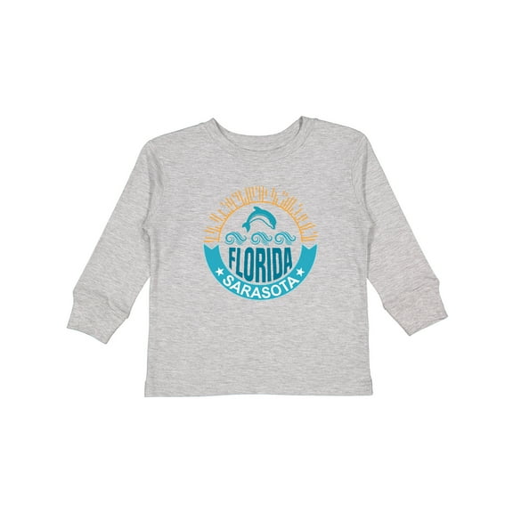 Inktastic Sarasota Florida Vacation Travel Boys or Girls Long Sleeve Toddler T-Shirt