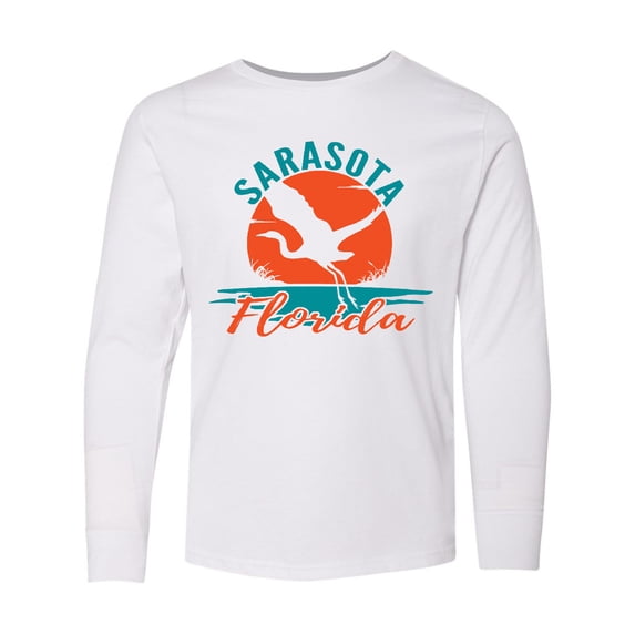 Inktastic Sarasota Florida Vacation Trip Long Sleeve Youth T-Shirt