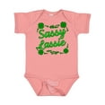thumbnail image 1 of Inktastic Sassy Lassy with Green 4 Leaf Clovers Boys or Girls Baby Bodysuit, 1 of 5