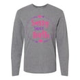 thumbnail image 1 of Inktastic Sassy Since Birth, Arrows, Hearts - Pink Purple Long Sleeve T-Shirt, 1 of 5