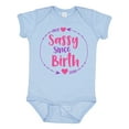 thumbnail image 1 of Inktastic Sassy Since Birth, Sassy, Sassy Girl, Arrow, Hearts Girls Baby Bodysuit, 1 of 5