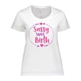 thumbnail image 1 of Inktastic Sassy Since Birth, Sassy, Sassy Girl, Arrow, Hearts Women's Plus Size T-Shirt, 1 of 5