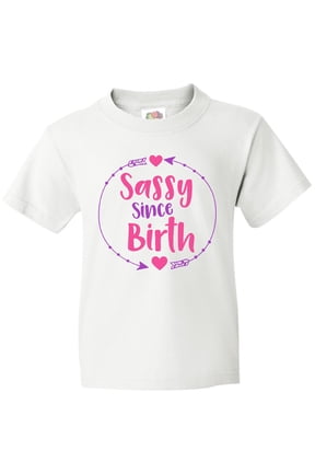 Sassy Since Birth, Sassy, Sassy Girl, Arrow, Hearts Youth T-Shirt