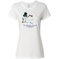 thumbnail image 1 of Inktastic Sassy Snowman The Weather Outside is Delightful Women's T-Shirt, 1 of 5