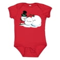 thumbnail image 1 of Inktastic Sassy Snowman in Top Hat Boys or Girls Baby Bodysuit, 1 of 5