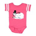 thumbnail image 1 of Inktastic Sassy Snowman in Top Hat Boys or Girls Baby Bodysuit, 1 of 5