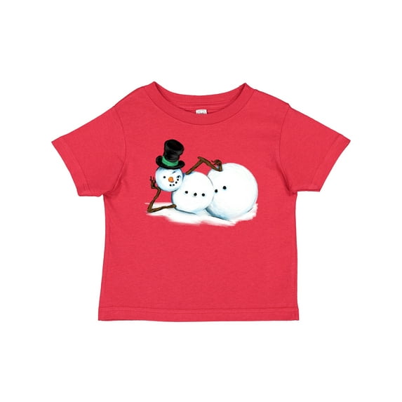Inktastic Sassy Snowman in Top Hat Boys or Girls Baby T-Shirt