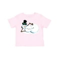 thumbnail image 1 of Inktastic Sassy Snowman in Top Hat Boys or Girls Toddler T-Shirt, 1 of 5