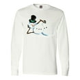 thumbnail image 1 of Inktastic Sassy Snowman in Top Hat Long Sleeve T-Shirt, 1 of 5