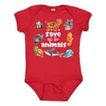 thumbnail image 1 of Inktastic Save All the Animals Cute Boys or Girls Baby Bodysuit, 1 of 5