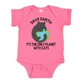 thumbnail image 1 of Inktastic Save Earth It's the Only Planet with Cats with Black Cat Boys or Girls Baby Bodysuit, 1 of 5