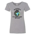thumbnail image 1 of Inktastic Save Earth It's the Only Planet with Cats with Black Cat Women's T-Shirt, 1 of 5