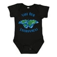 thumbnail image 1 of Inktastic Save Our Environment Earth Butterfly Boys or Girls Baby Bodysuit, 1 of 5