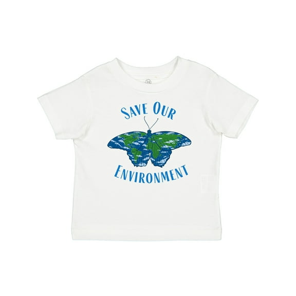 Inktastic Save Our Environment Earth Butterfly Boys or Girls Baby T-Shirt