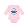 thumbnail image 1 of Inktastic Save Our Environment Earth Butterfly Boys or Girls Long Sleeve Baby Bodysuit, 1 of 5