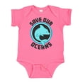 thumbnail image 1 of Inktastic Save Our Oceans with Dolphin Boys or Girls Baby Bodysuit, 1 of 5