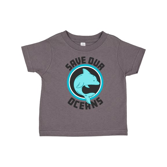 Inktastic Save Our Oceans with Dolphin Boys or Girls Toddler T-Shirt