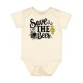 thumbnail image 1 of Inktastic Save the Bees with Bee Illustration with Color Boys or Girls Baby Bodysuit, 1 of 5