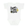 thumbnail image 1 of Inktastic Save the Bees with Bee Illustration with Color Boys or Girls Baby Bodysuit, 1 of 5
