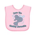 thumbnail image 1 of Inktastic Save the Chubby Mermaids with Cute Manatees Boys or Girls Baby Bib, 1 of 4